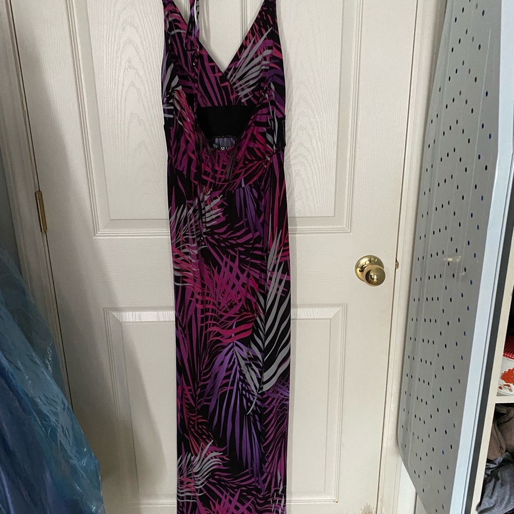 Tropical maxi dress